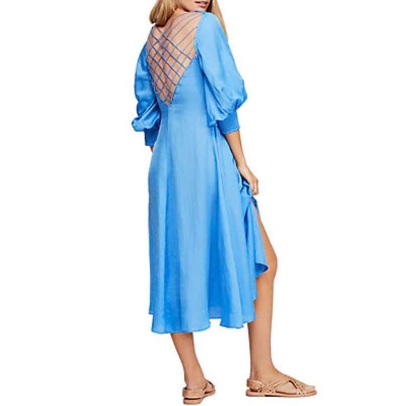 NWT Free People Later Days Midi Dress - Picture 10 of 11